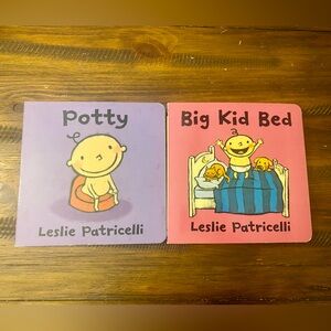 Set of 2 Board Books by Leslie Patricelli